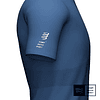 Trail Half Zip Fitted SS Top Blue 