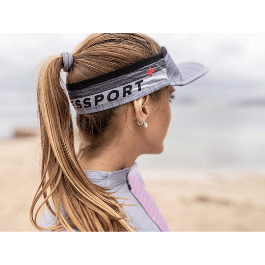 Visera Ultralight Grey Melange - Compressport