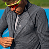 Running Seamless Zip Sweatshirt Grey Melange - Compressport