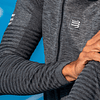 Running Seamless Zip Sweatshirt Grey Melange - Compressport