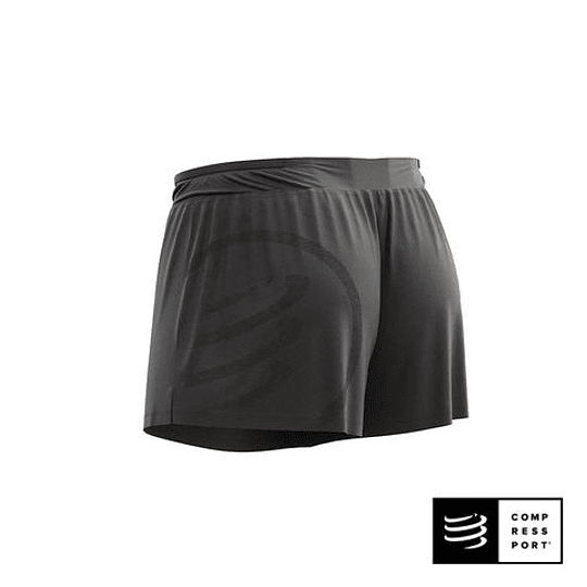 Racing Split Overshort - Black Edition 2021 - Compressport