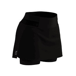 Performance Skirt Negra para Mujer - Compressport