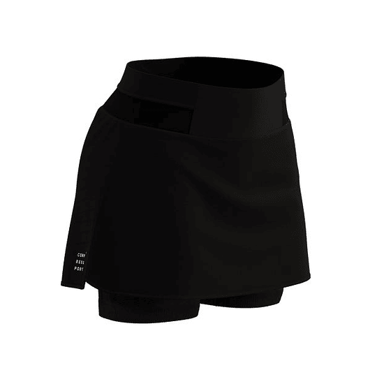 Performance Skirt Negra para Mujer - Compressport