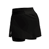 Performance Skirt Negra para Mujer - Compressport