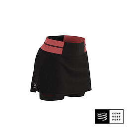 Performance Skirt Negra Coral para Mujer - Compressport