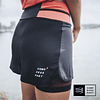 Performance Skirt Negra Coral para Mujer - Compressport