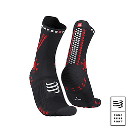 Pro Racing Socks v4.0 Trail running Black/Red - Compressport