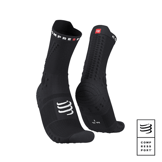 Calcetines de Trail Running Pro Racing Socks v4.0 Black - Compressport 