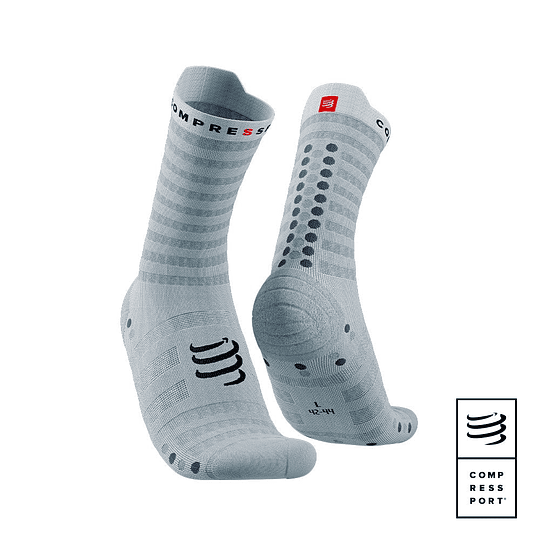 Pro Racing Socks Run High Ultralight v4.0 - Grey Allow