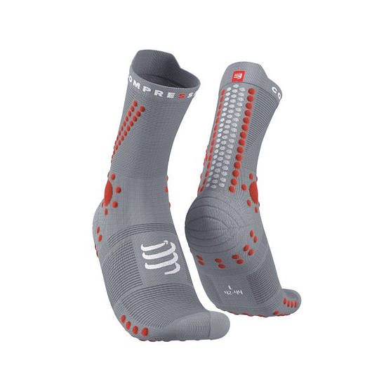 Calcetines de Trail Running Pro Racing Socks v4.0 Alloy/Orangeade - Compressport 