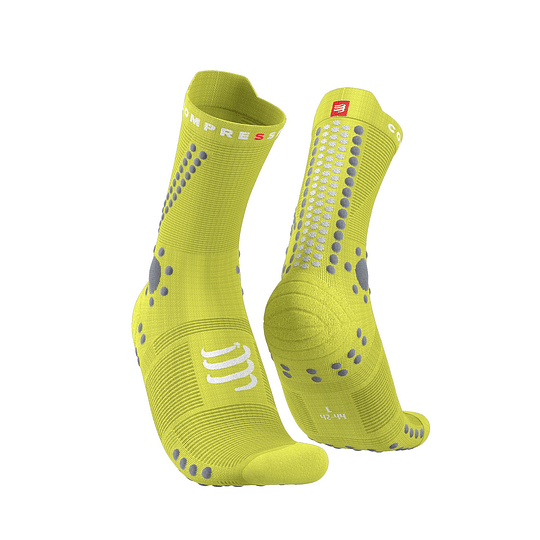 Calcetines de Trail Running Pro Racing Socks v4.0 Primerose Alloy