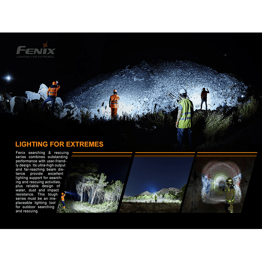 Linterna Frontal Fenix HP30R versión 2.0 (3.000 lúmenes)