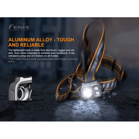 Linterna Frontal Fenix HP25R version 2.0 (1.600 lúmenes)