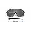 TIFOSI Gafas de Sol RAIL | Blackout Interchangeable[LENS: Smoke/AC Red/Clear]