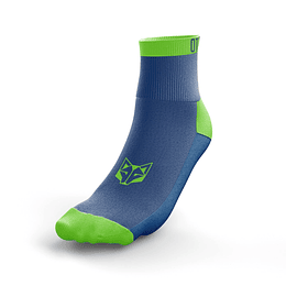 Calcetines running Otso Low Electric Blue & Fluo Green