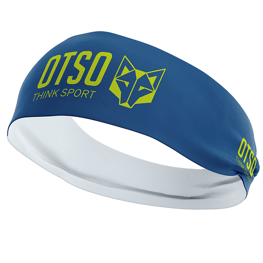 Cintillo headband de running OTSO Electric Blue / Fluo Yellow