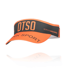 Visera para running Black Orange