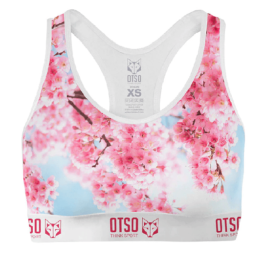 Top Deportivo Flower Pink Otso