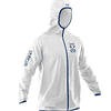 Chaqueta running impermeable Ultra Light White Royal Blue