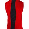 POLERA RUNNING SIN MANGA UGLOW-RACE TOP TANK ZIP RED