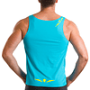 POLERA RUNNING SIN MANGAS UGLOW | TOP TANK – MAN | SKYBLUE