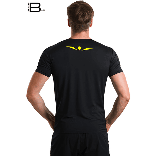 POLERA RUNNING UGLOW BASE T3-BLACK