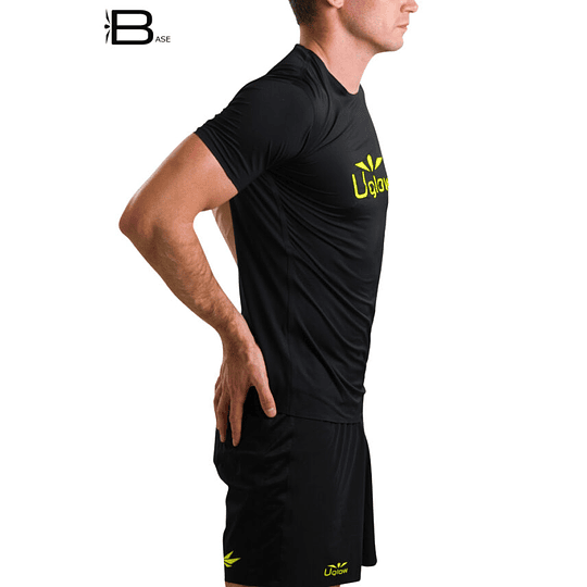 POLERA RUNNING UGLOW BASE T3-BLACK