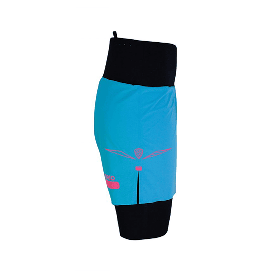 Short running mujer Uglow con cinturón SFA5 ELEVATE Skyblue