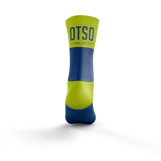 Calcetines running Otso Electric Blue / Fluo Yellow