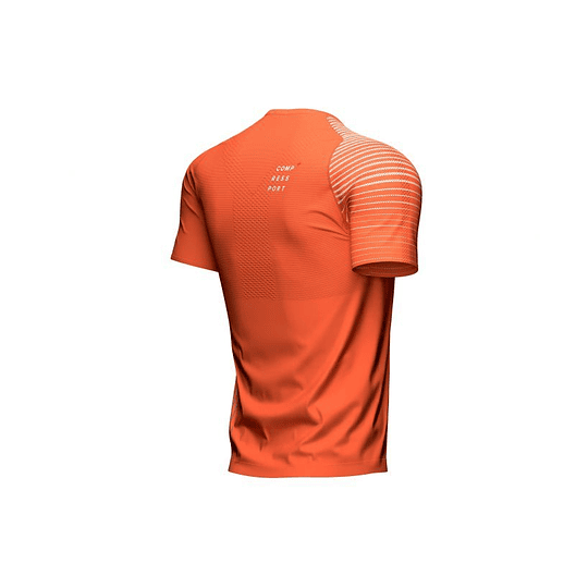 Performance SS T-shirt - Orangeade/Fjord