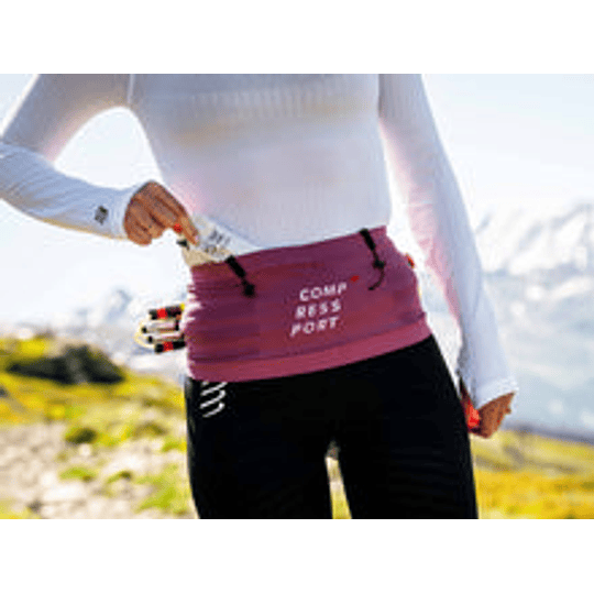 Free Belt Pro Compressport Deco Rose