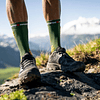 Calcetines de Trail Running Pro Racing Socks v4.0 Green DK Cheddar - Compressport