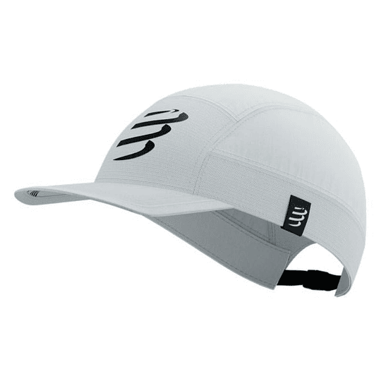 Gorra Compressport 5 Panel Light White