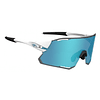 TIFOSI Gafas de Sol RAIL RACE | Matte White Interchangeable [LENTE: Clarion Blue/Clear 