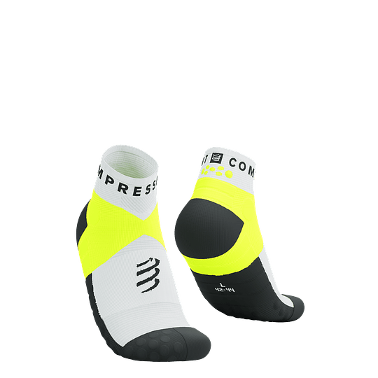 Ultra Trail Low Socks WHITE/BLACK/SAFETY YELLOW