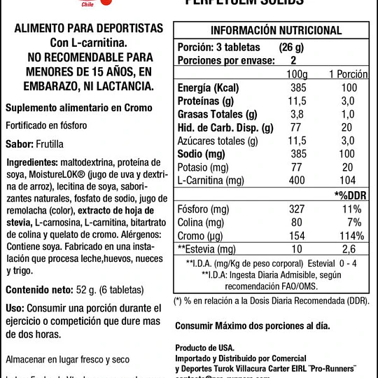 Perpetuem Solids (72 tabletas)