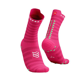 Pro Racing Socks v4.0 Ultralight Run High - HOT PINK