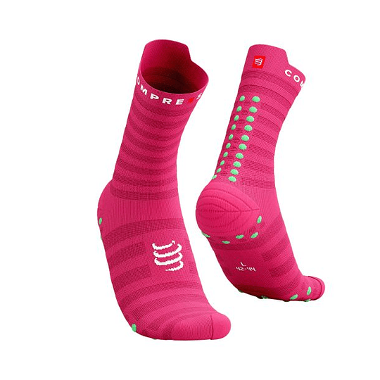 Pro Racing Socks v4.0 Ultralight Run High - HOT PINK