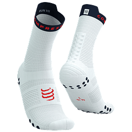 Pro Racing Socks v4.0 Run High -  White Blues