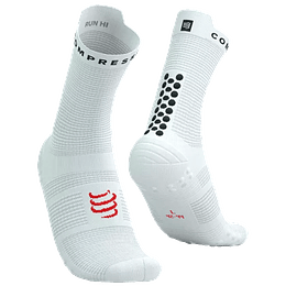 Pro Racing Socks v4.0 Run High -  White/BlackCore Red