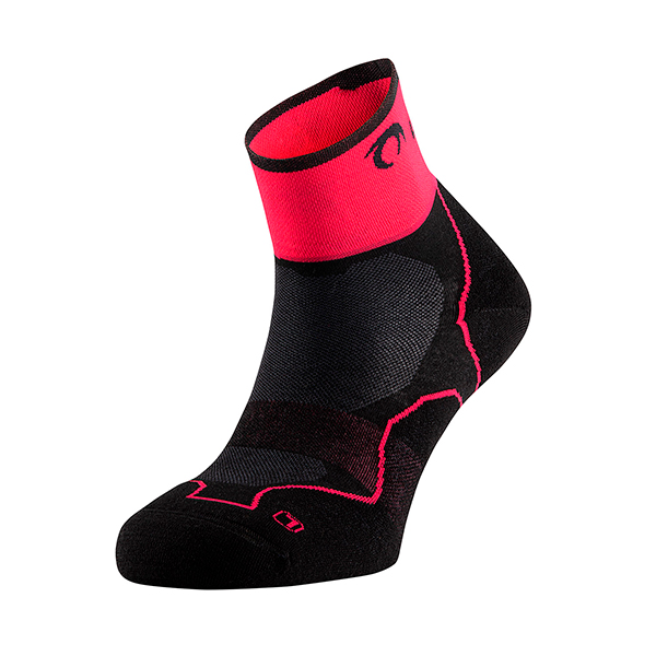 Calcetín de running Lurbel Desafio Three Gris Marengo / Negro