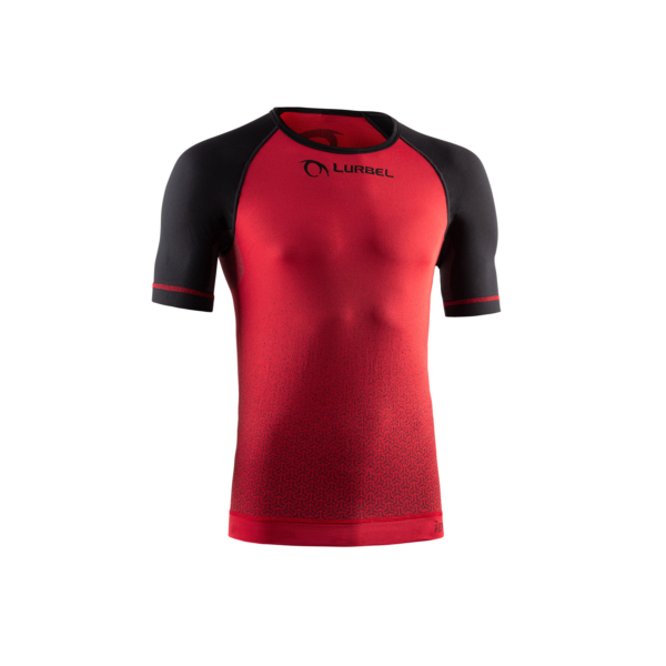 Polera SPIRIT SHORT SLEEVES Black/Red