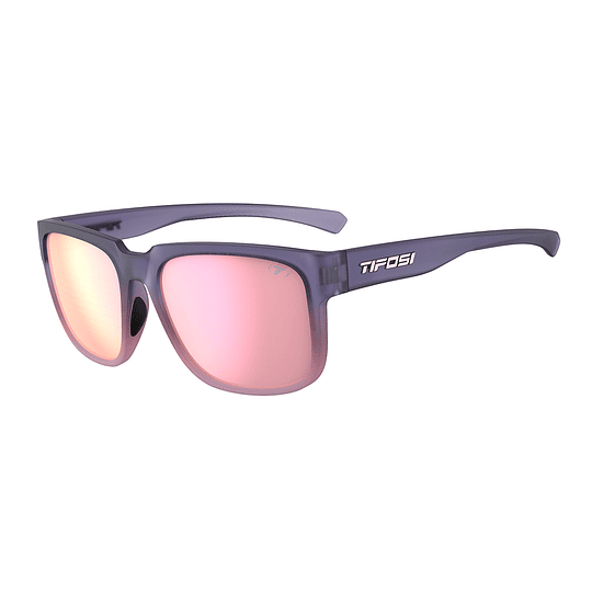 TIFOSI Gafas de Sol SHUMO | Midnight Coral Frame - Smoke Tint with Pink Mirror