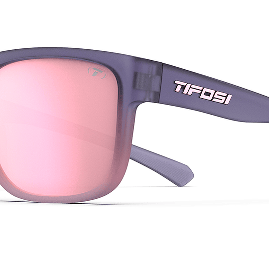 TIFOSI Gafas de Sol SHUMO | Midnight Coral Frame - Smoke Tint with Pink Mirror