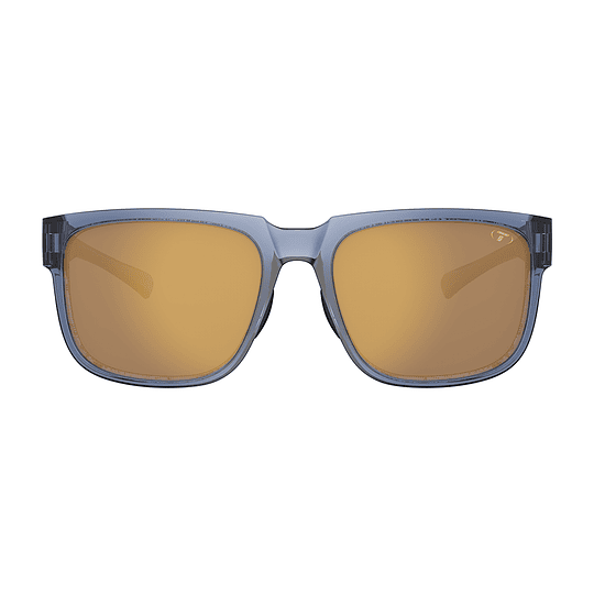 TIFOSI Gafas de Sol SHUMO | Crystal Denim Frame - Smoke Tint with Gold Mirror