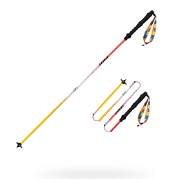 Bastones aleación Aluminio Red/Yellow (par)