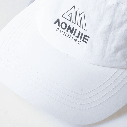 Running Cap Peaked - White