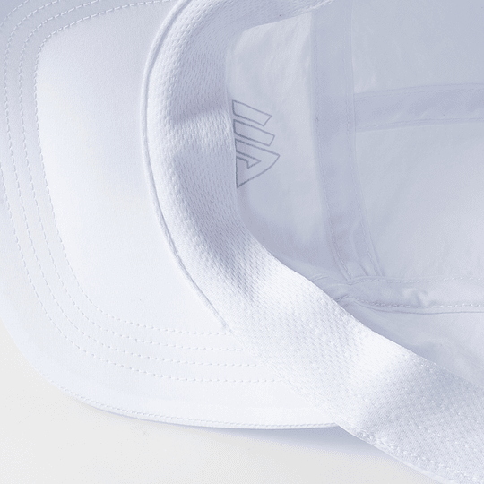 Running Cap Peaked - White
