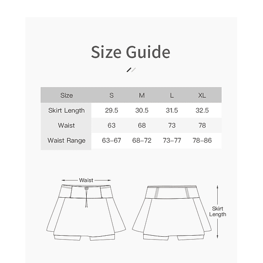 Falda Running Waist Pack Skirt - Purple