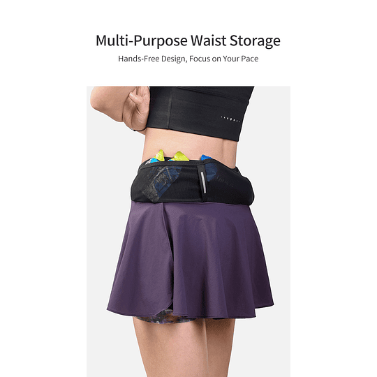 Falda Running Waist Pack Skirt - Purple